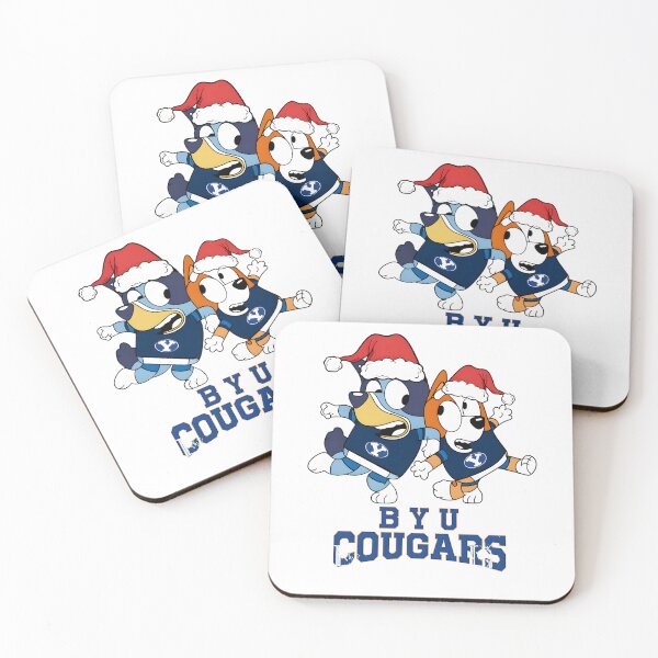 Item preview, Bluey BYU Cougarss Christmas designed and sold by Kleinpixel.