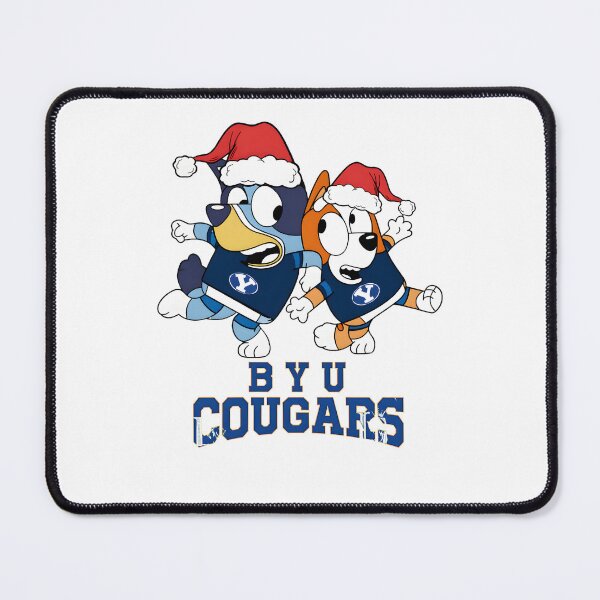 Item preview, Bluey BYU Cougarss Christmas designed and sold by Kleinpixel.