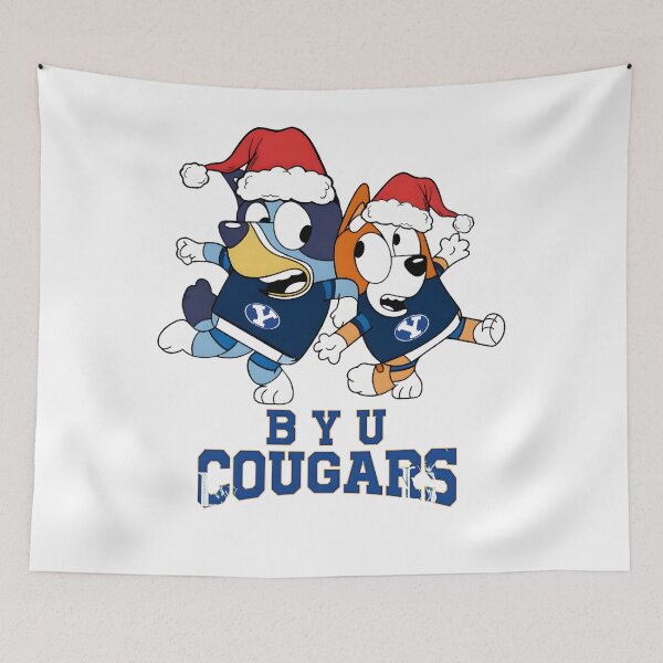Item preview, Bluey BYU Cougarss Christmas designed and sold by Kleinpixel.