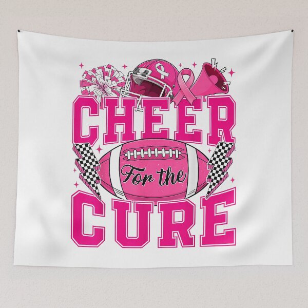 Item preview, Funny Breast Cancer Awareness Cheerleader Pink Ribbon Men Women designed and sold by MathiasFuchs.