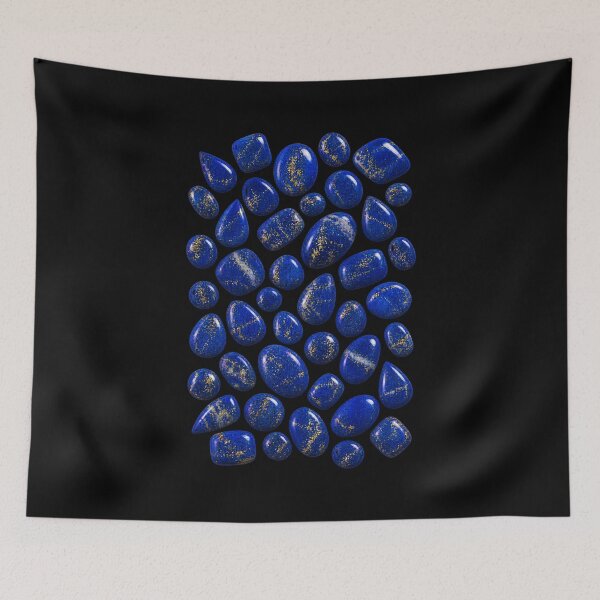 Item preview, BIRTHSTONE COLLECTION ⭐ SCATTER - DECEMBER • LAPIS LAZULI • Traditional designed and sold by WheelieGdArt.