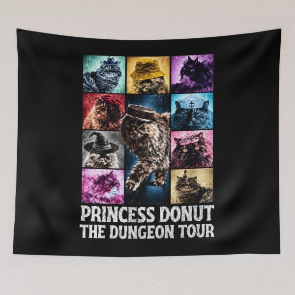 Item preview, Princess Donut Dungeon Crawler Carl, The Dungeon Tour Tee, DCC Cat, Funny Bookish Gift, Fantasy Read designed and sold by uimjerunok.