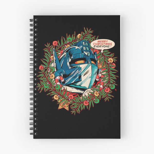 Item preview, Robot Helmet Surrounded By Christmas Wreath And Candy Canes designed and sold by PaulineUlrey.
