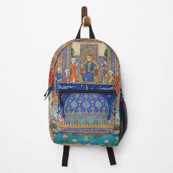 Item preview, Persian Miniature Royal Banquet Traditional Iranian Fine Art Painting designed and sold by yousefi.