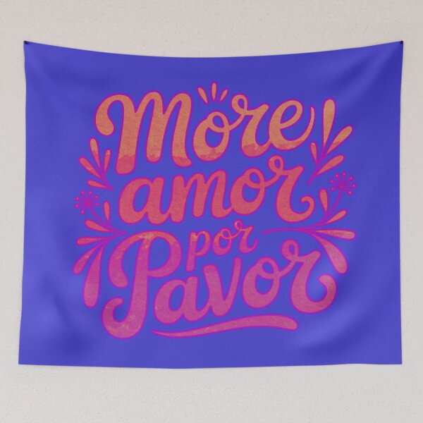 Item preview, More Love Please - Mas Amor Por Favor - Inspirational designed and sold by Colorfulman.