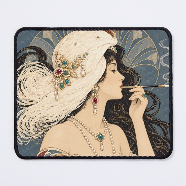 Item preview, The Art Of Fashion - Art Nouveau Poster - Manuel Orazi designed and sold by LuluLeb.