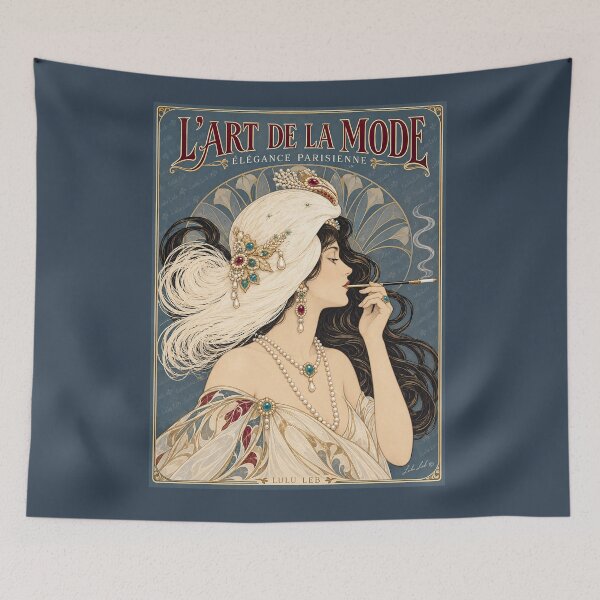 Item preview, The Art Of Fashion - Art Nouveau Poster - Manuel Orazi designed and sold by LuluLeb.