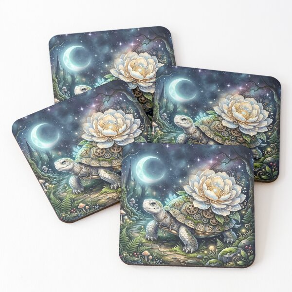 Item preview, Moonlit Bloom – The Enchanted Celtic Turtle designed and sold by nicky2342.
