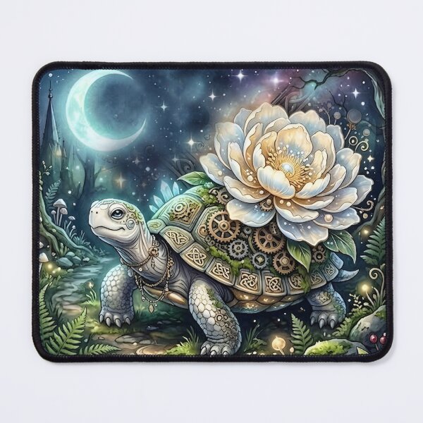 Item preview, Moonlit Bloom – The Enchanted Celtic Turtle designed and sold by nicky2342.