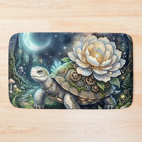 Item preview, Moonlit Bloom – The Enchanted Celtic Turtle designed and sold by nicky2342.