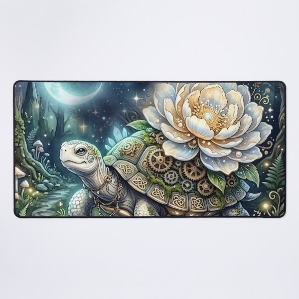 Item preview, Moonlit Bloom – The Enchanted Celtic Turtle designed and sold by nicky2342.