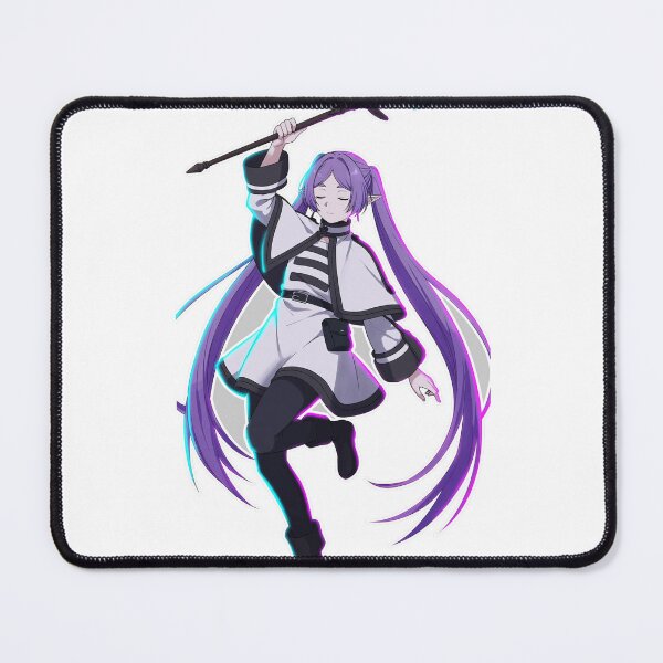 Item preview, Fern Neon Glow Sticker - Frieren: Beyond Journey's End Fan Art designed and sold by Lesley D.