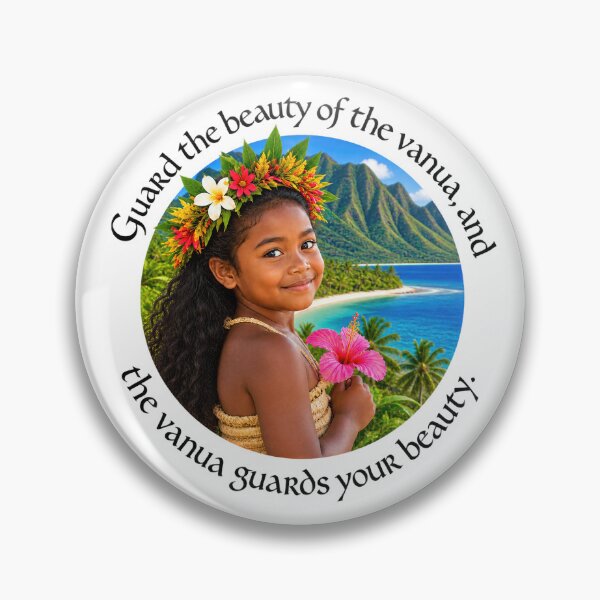 Item preview, Fiji Land Chiasmus Proverb - Guard the beauty of the vanua | Island Wisdom Art designed and sold by ShakaLife.org.