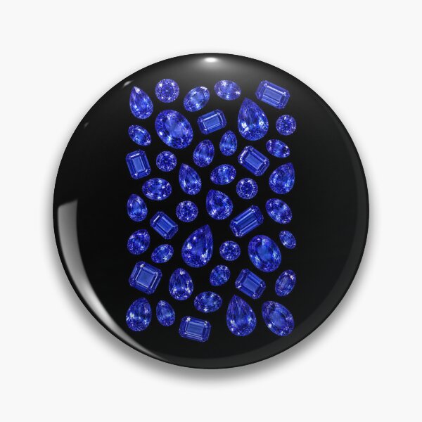 Item preview, BIRTHSTONE COLLECTION ⭐ SCATTER - DECEMBER • TANZANITE • Modern designed and sold by WheelieGdArt.