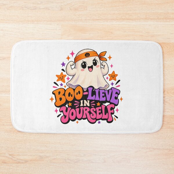 Item preview, Boo-Lieve in Yourself Halloween Ghost Inspirational Cute Spooky designed and sold by Pixanova.