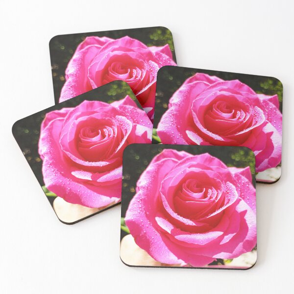 Item preview, Vibrant pink rose designed and sold by AlcamiaArt.