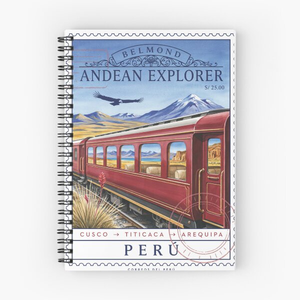 Item preview, Belmond Andean Explorer • Cusco to Lake Titicaca to Arequipa • Luxury Andes Railway Stamp  designed and sold by stickercuffs.