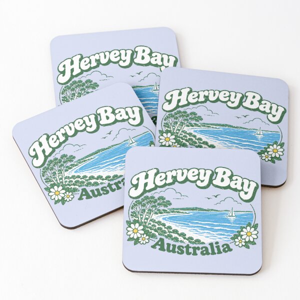 Item preview, Hervey Bay Australia Cute Foral City designed and sold by HowToCanadian.
