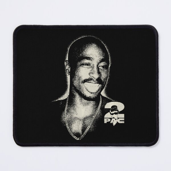 Item preview, Tupac Shakur Monochrome Classic Rap Portrait designed and sold by HalHoeger.