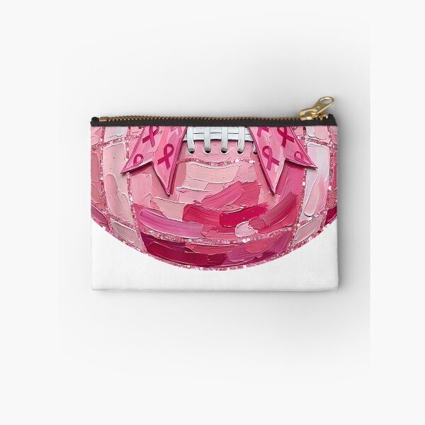 Item preview, Football Pink Ribbon Bow Breast Cancer Awareness Funny Men Women designed and sold by MathiasFuchs.