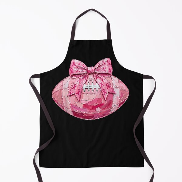 Item preview, Football Pink Ribbon Bow Breast Cancer Awareness Funny Men Women designed and sold by MathiasFuchs.