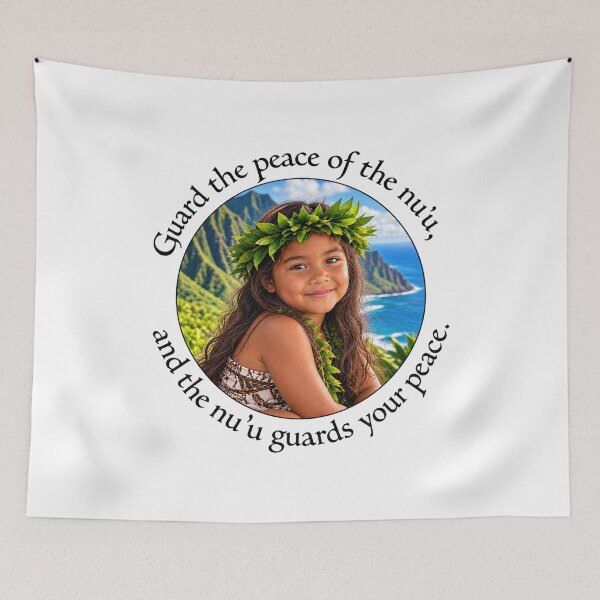 Item preview, Samoa Community Proverb - Guard the peace of the nu'u | Pacific Art designed and sold by ShakaLife.org.