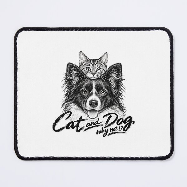 Item preview, Cat and dog, why not!? designed and sold by Fetzt.