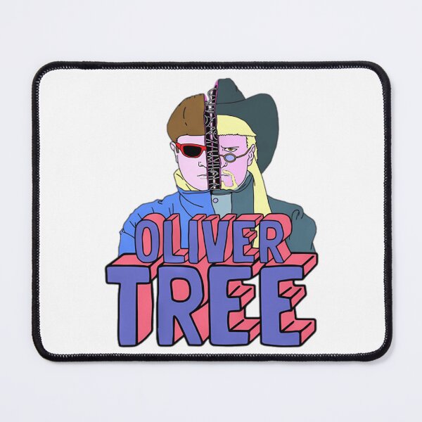 Item preview, Oliver Tree Cartoon Split Face Portrait designed and sold by HalHoeger.