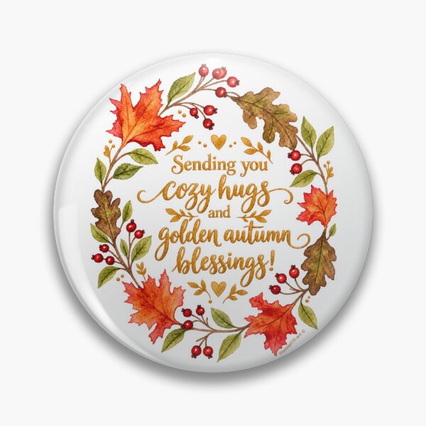Item preview, Autumn/Fall Wreath Kindness Message  designed and sold by newsuept25.art.