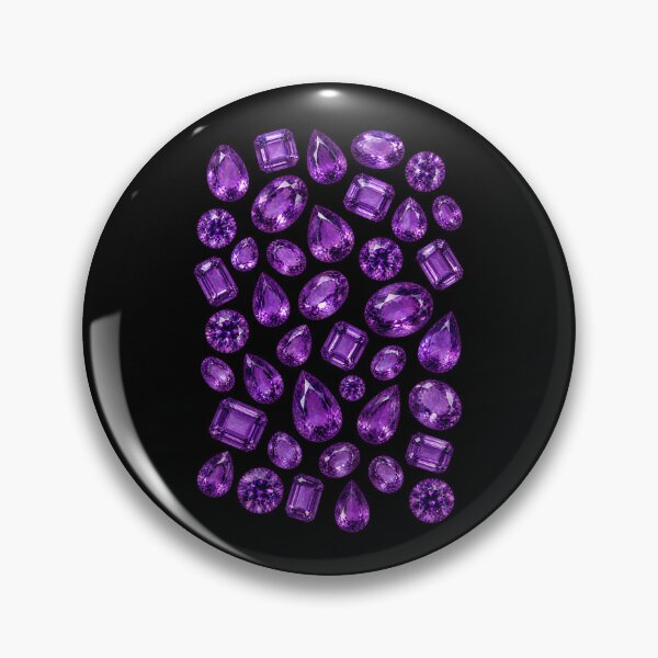Item preview, BIRTHSTONE COLLECTION ⭐ SCATTER - FEBRUARY • AMETHYST •  Modern designed and sold by WheelieGdArt.