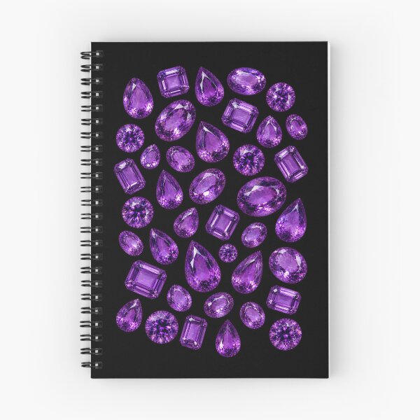 Item preview, BIRTHSTONE COLLECTION ⭐ SCATTER - FEBRUARY • AMETHYST •  Modern designed and sold by WheelieGdArt.