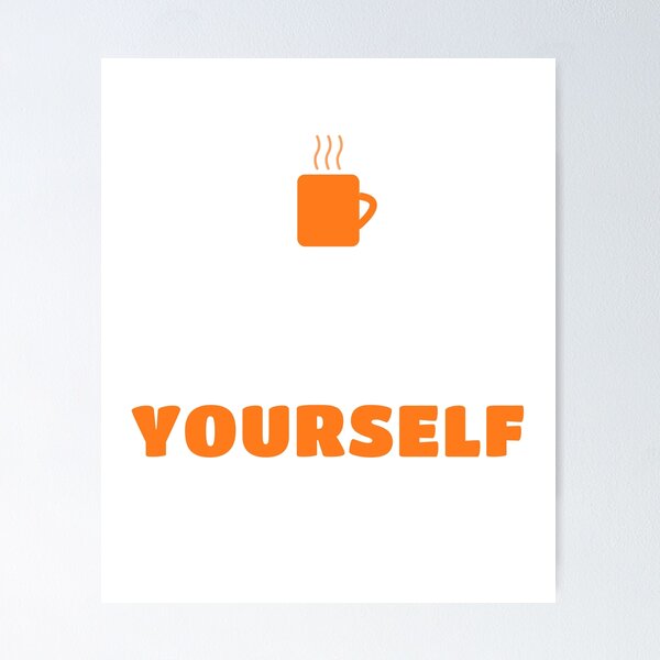 Item preview, Espresso Yourself - Funny Coffee Pun Design designed and sold by JongoMongo.