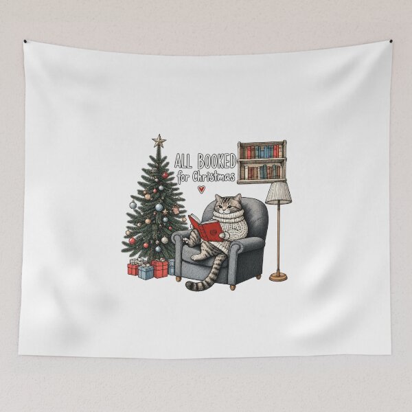 Item preview, All Booked for Christmas  designed and sold by LakenDraphil.