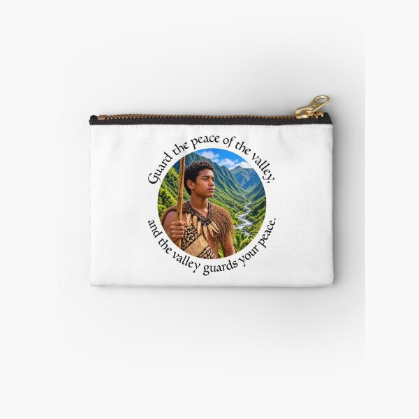 Item preview,  Polynesian Community Proverb - Guard the peace of the valley | Pacific Art designed and sold by ShakaLife.org.