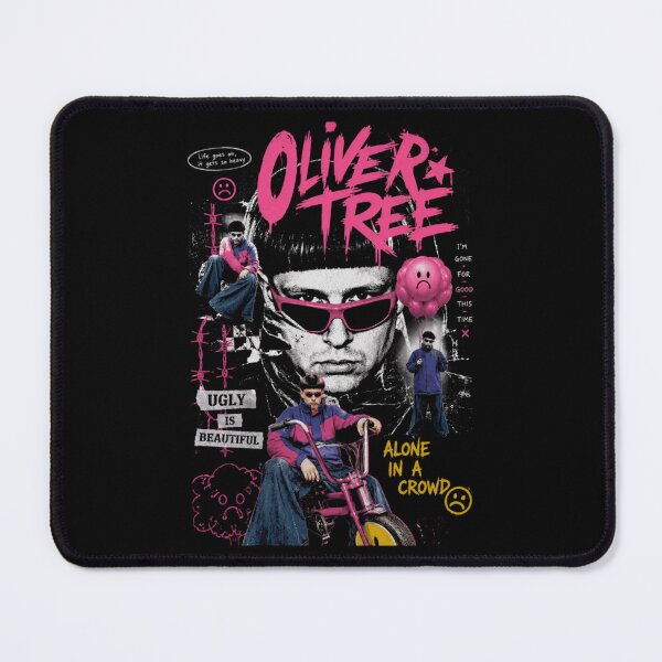 Item preview, Oliver Tree Neon Pink Portrait Collage designed and sold by HalHoeger.