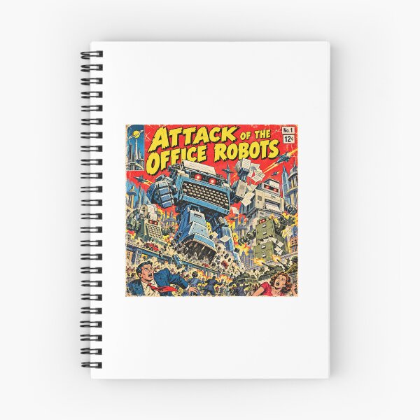 Item preview, Attack of the Office Robots Comic Cover designed and sold by PICARDDIGITAL.
