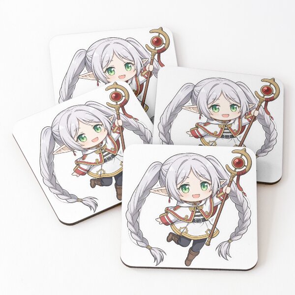 Item preview, Frieren Classic Anime Chibi Sticker - Frieren: Beyond Journey's End Fan Art designed and sold by Lesley D.