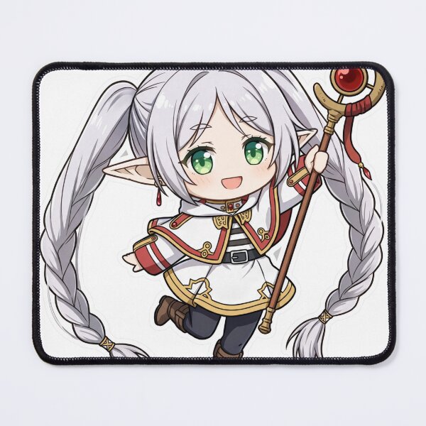 Item preview, Frieren Classic Anime Chibi Sticker - Frieren: Beyond Journey's End Fan Art designed and sold by Lesley D.