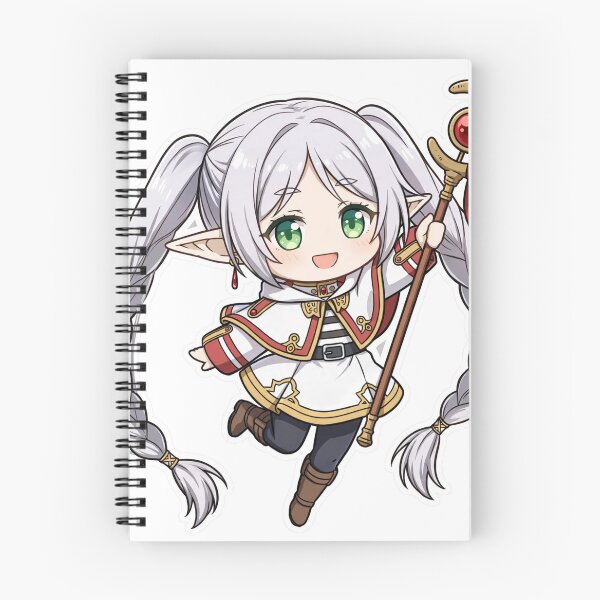 Item preview, Frieren Classic Anime Chibi Sticker - Frieren: Beyond Journey's End Fan Art designed and sold by Lesley D.