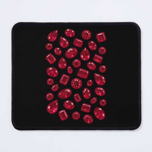 Item preview, BIRTHSTONE COLLECTION ⭐ SCATTER - JULY • RUBY • Modern designed and sold by WheelieGdArt.