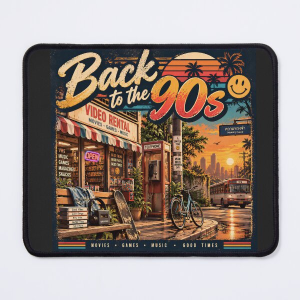 Item preview, Back To The 90s Video Rental Store Vintage Aesthetic designed and sold by Soluna Studio.