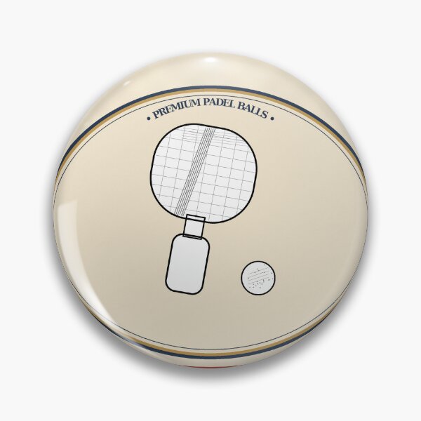Item preview, Vintage Padel Tin Label Design designed and sold by CourtCultureHQ.