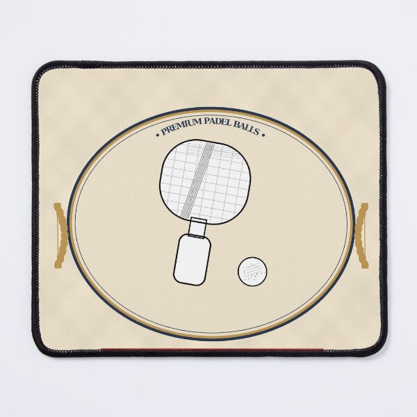 Item preview, Vintage Padel Tin Label Design designed and sold by CourtCultureHQ.