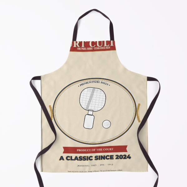 Item preview, Vintage Padel Tin Label Design designed and sold by CourtCultureHQ.