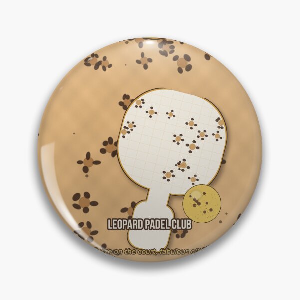Item preview, Wild Leopard Padel Racket Design designed and sold by CourtCultureHQ.