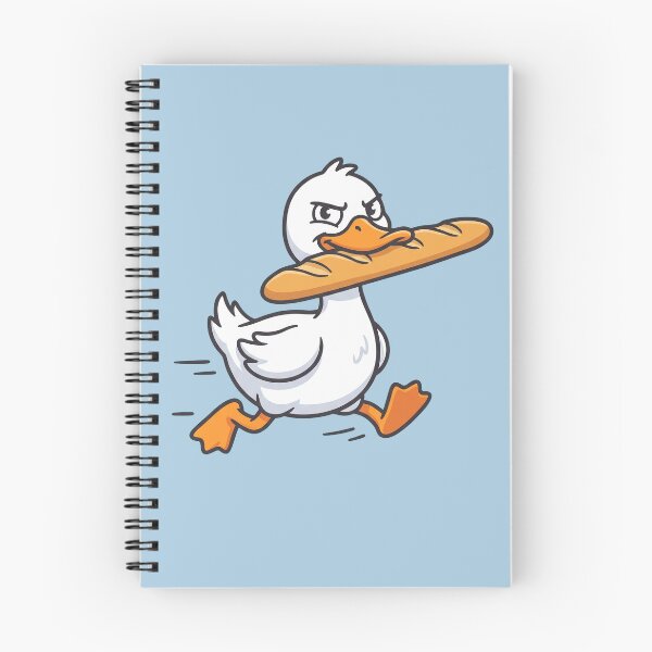 Item preview, Duck Stealing a French Baguette designed and sold by Rariks.