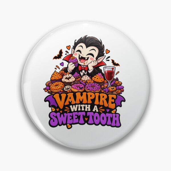 Item preview, Vampire With a Sweet Tooth Halloween designed and sold by Pixanova.
