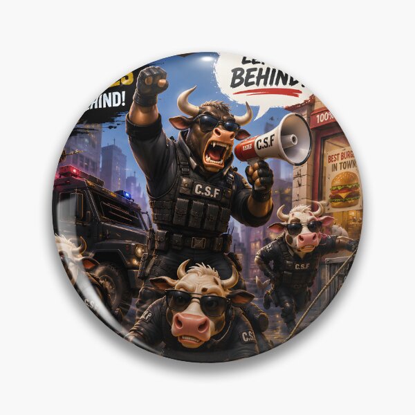 Artikelvorschau, COW SPECIAL FORCES – KEIN BURGER WIRD VERLOREN! entworfen und verkauft von studioabstract.