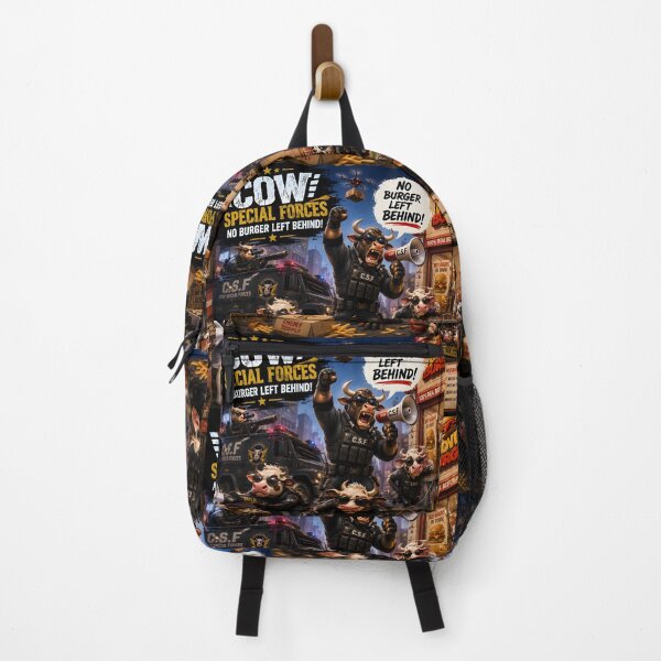 Item preview, COW SPECIAL FORCES NO BURGER LEFT BEHIND! designed and sold by studioabstract.