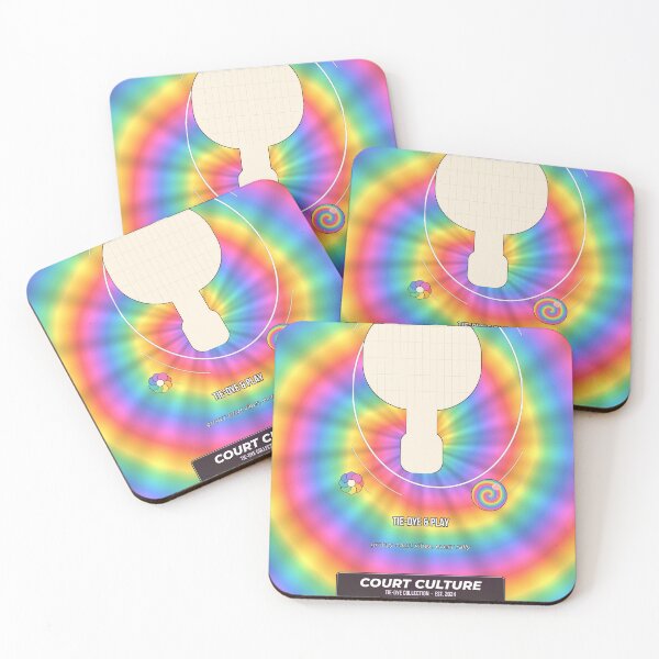 Item preview, Padel Tie-Dye Spiral Design designed and sold by CourtCultureHQ.